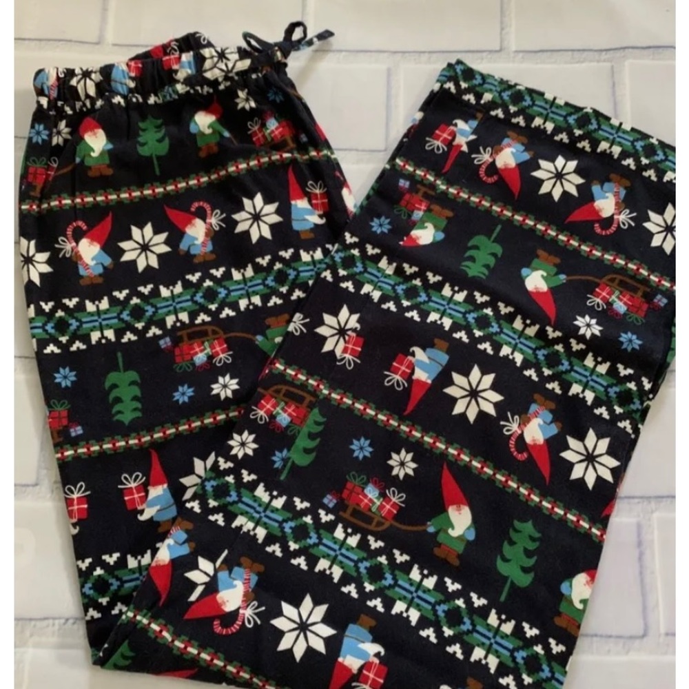 Hanna Anderson flannel pj bottoms  large new never used